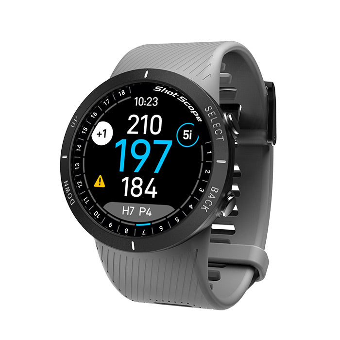 Shot Scope V5 GPS and Performance Tracking Watch - Grey