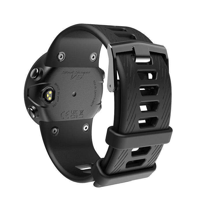 Shot Scope V5 GPS and Performance Tracking Watch - Black