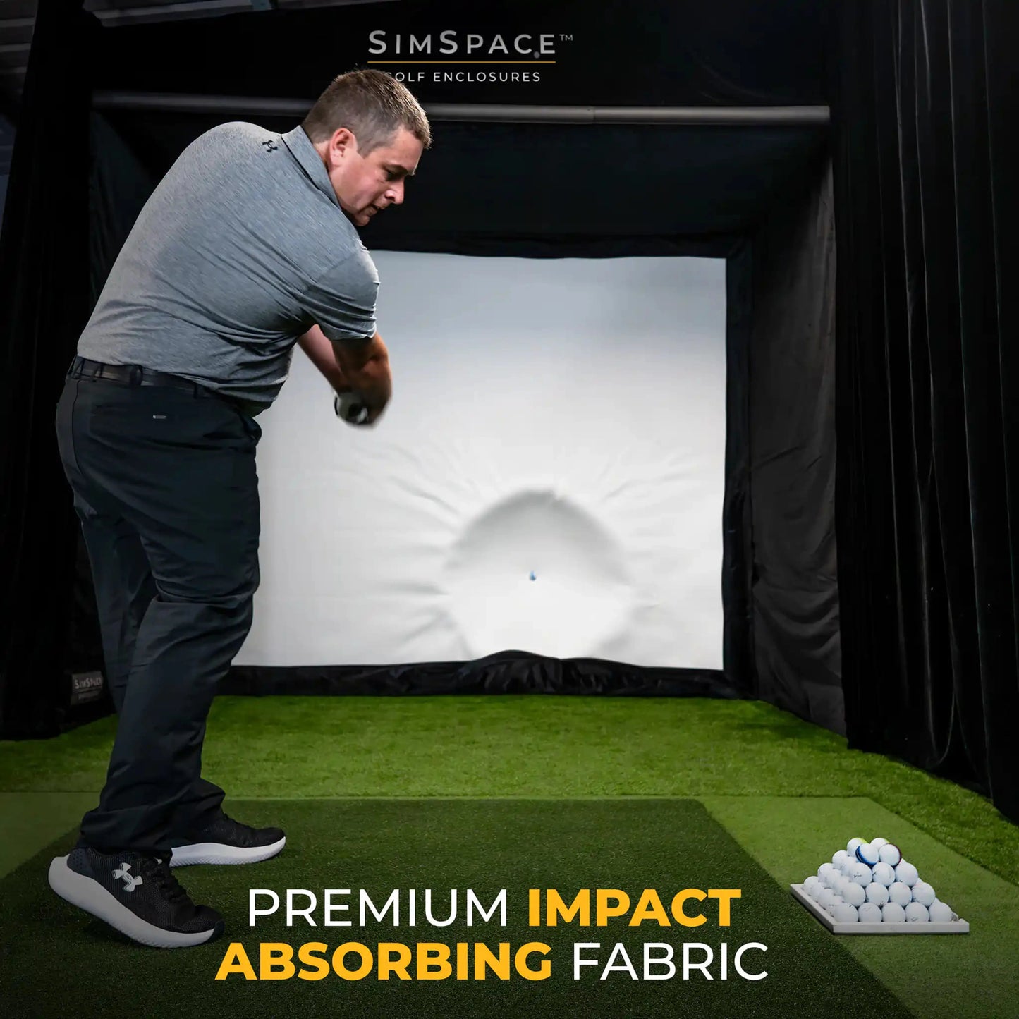 SimSpace (Sim 5) Golf Enclosure 3 x 3 x 3 m