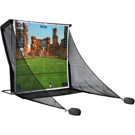 SimSpace Deluxe Home Driving Net Impact Screen & 20 Bungee Cords
