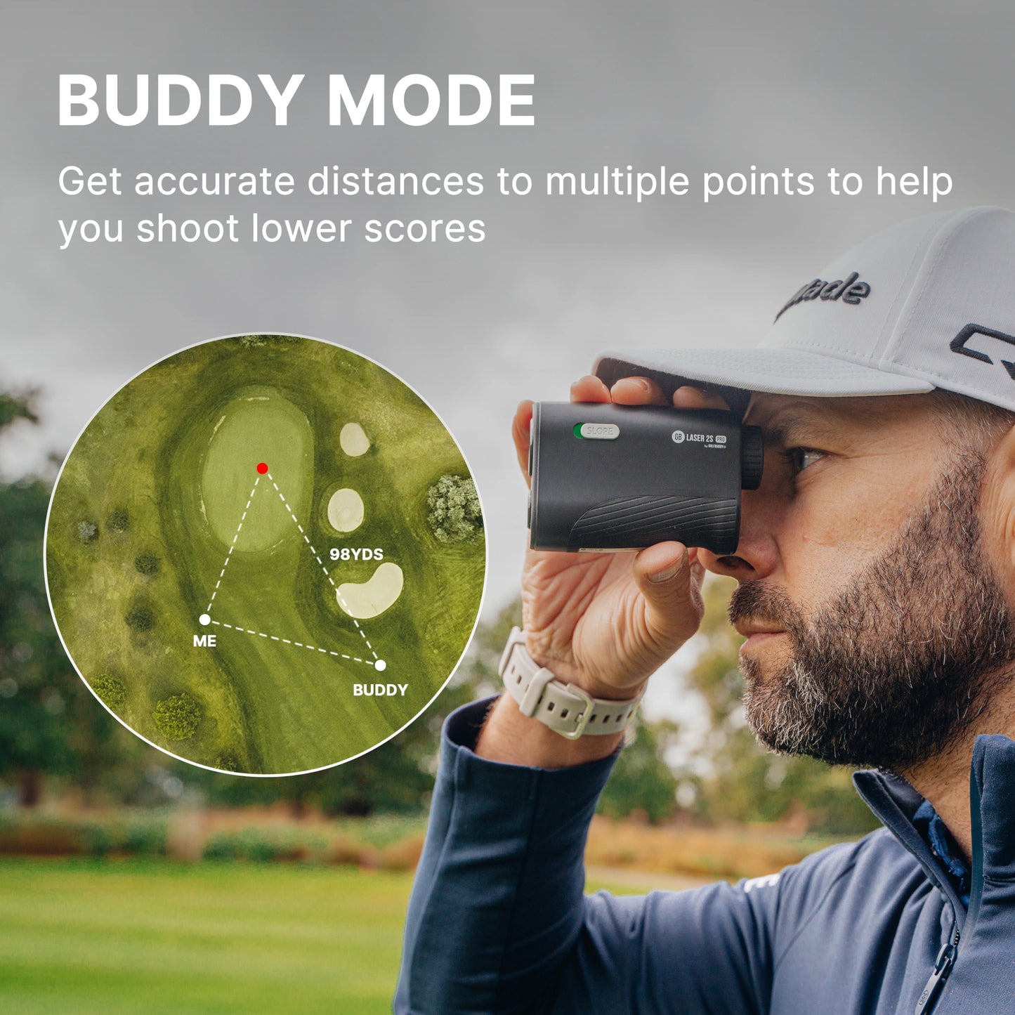 GOLFBUDDY GB LASER 2S Pro Rangefinder