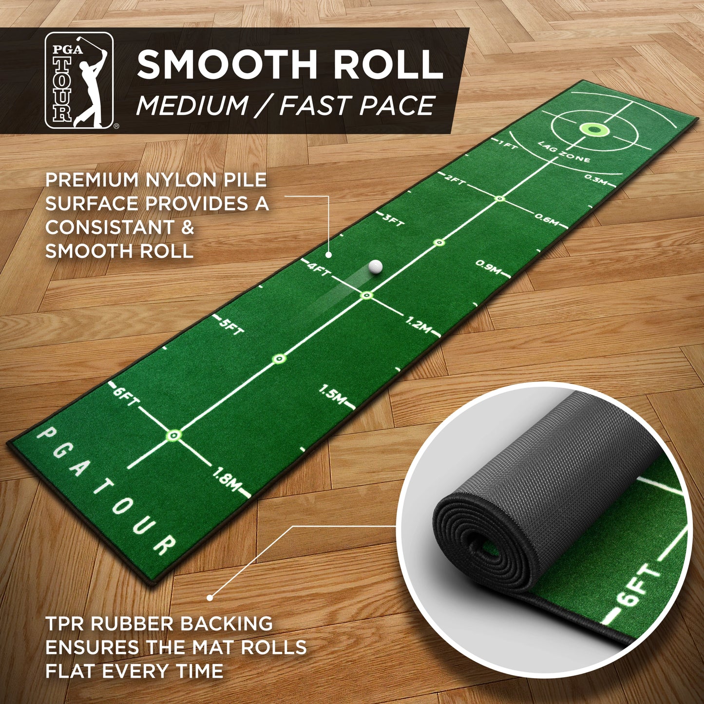 PGA Tour Deluxe Putting Mat